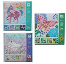 DJECO*Kinder*Creativ*Malset*5*Schablonen*Pferd*Schmetterling&Co*Einhorn....*