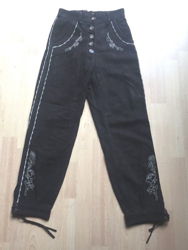Leder hose damen echt tracht - hose,