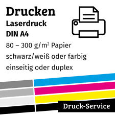 Drucken, Kopien, Plakate, DIN A4, 80 - 300 gr. Papiere, Stückzahl 1 = 10 Blatt