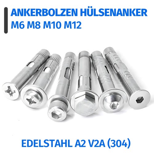 Edelstahl m10 m12 - a2, m8