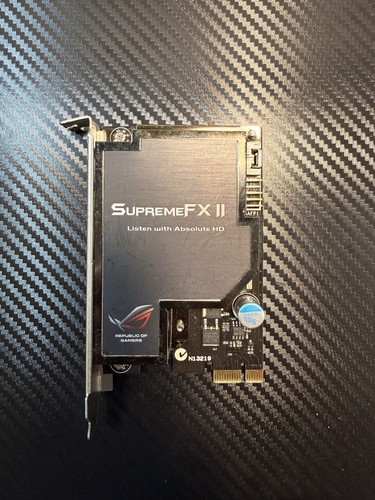 Asus rog supremefx pcie - asus, ii