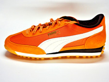 Puma Easy Rider Footie/Wildleder/Größe 42,5 u. 44,5/orange/weiß/schwarz/40155901