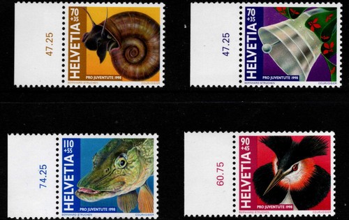 Briefmarken schweiz 1998 pro - schweiz,