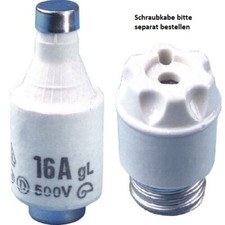 5 Stck. Diazed Sicherungseinsatz - 2A bis 63A -  Schraubkappe - E27 und E33 