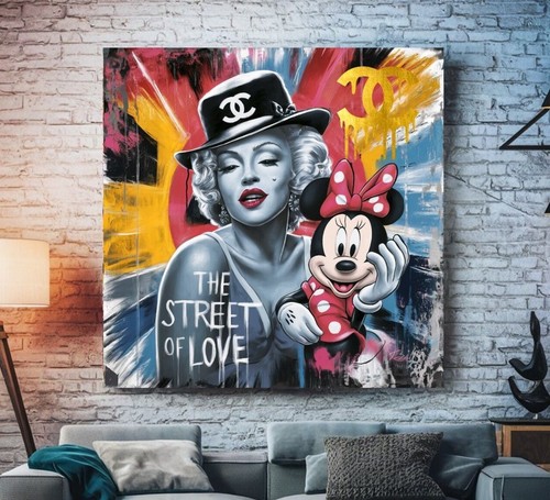 Leinwand bild bis - bis, 100x100x5