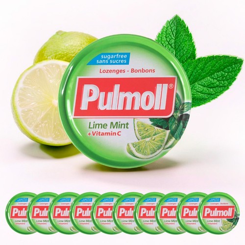 Pulmoll lime mint - lime, vitamin