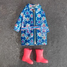 Vintage Mattel Skipper Barbie Sister Nr. 1939 Regenbogen Mantel Blumen 1963