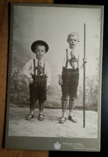 2 little boys in costume with