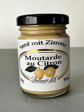 Senf mit Zitrone Moutarde au