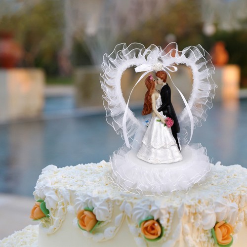 Deko hochzeitstorte brautpaar - hochzeitstorte,