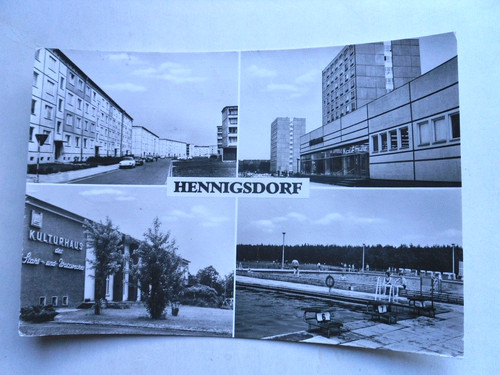 Hennigsdorf kaufhalle - ak,