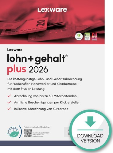 Lexware lohn gehalt plus 2026 - lohn+gehalt,