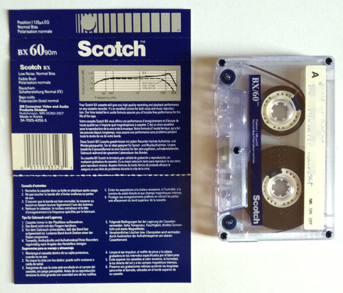 Musicassette scotch bx60 - mc,