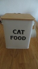 Trockenfutterdose CAT FOOD mit Dosierkelle