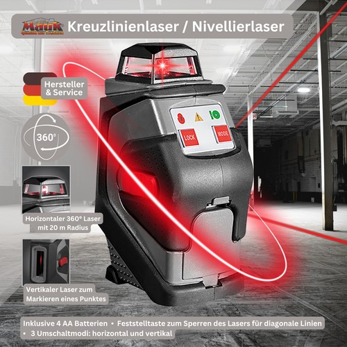 Mauk 360 kreuzlinienlaser - 360°,