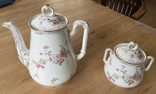 Antike kaffeekanne - kaffeekanne, +