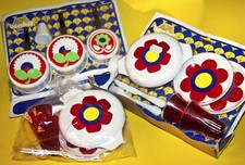 BERCHET DESIGN TÖPFE TELLER GLÄSER SET PUPPENKÜCHE FRANCE 1970er superjouet