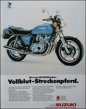 Suzuki GS 850 G ....originale Werbung aus 1978  laminiert