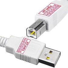 Weiß USB Druckerkabel Scanner Anschluss für OKI Mcroline 182, 6300FB ML-6300FB