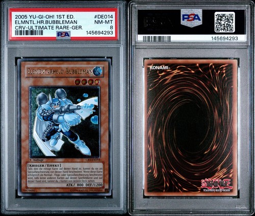 Psa 8 elementarheld - yu-gi-oh!,