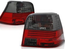 Rückleuchten Klarglas Heckleuchten für VW Golf 4 Limo Bj. 1997-2003 Rot/Schwarz