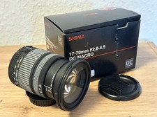 Sigma DC 17-70mm 2,8-4,5