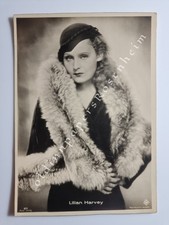 Lilian Harvey Schauspielerin Tänzerin Ross Verlag alte Portraitkarte unsigniert