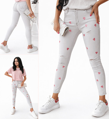 Neu damen jeans glitzer - 38,