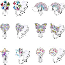 6 Paar Ohrclips Kinder, Clip