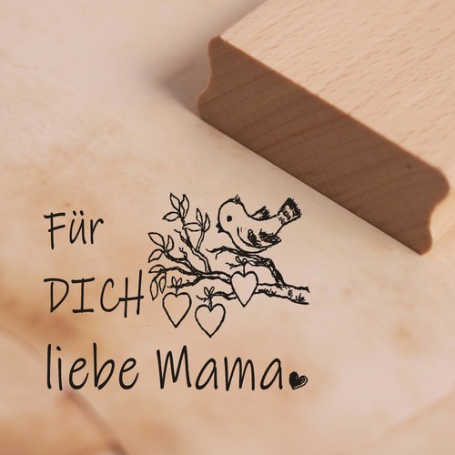 Stempel holzstempel für dich - stempel,