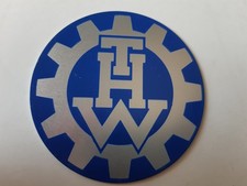 THW Auto-Aufkleber blau