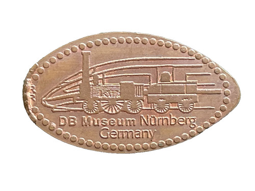 Elongated coin quetschmünze - coin,