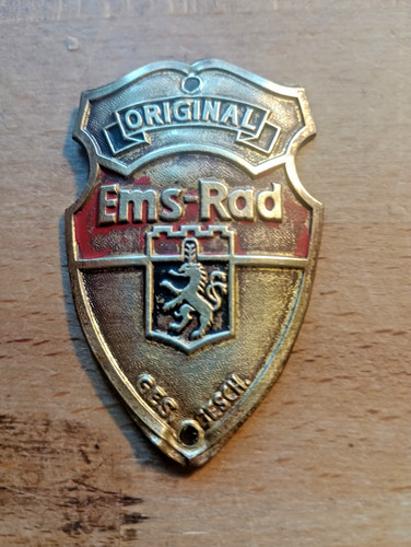 Fahrrad emblem ems rad - -,