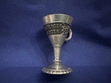 Vintage Schnapsbecher aus Zinn