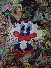 Dagobert duck acryl auf - acryl,