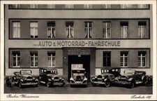 Ak Berlin Weißensee, Auto und