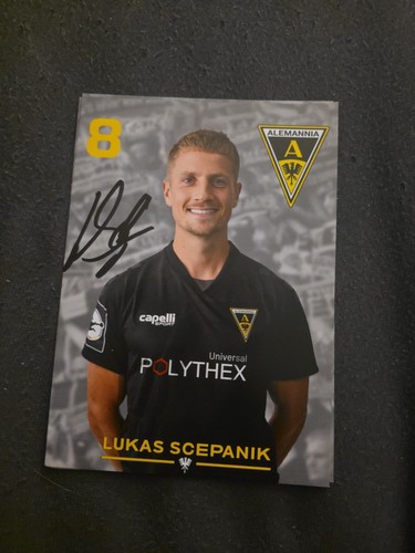 Alemannia aachen autogramm - alemannia,