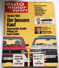 AMS 20/1980 Mercedes 500 SE W