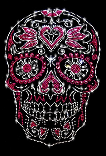 Strasssteine totenkopf - xl,