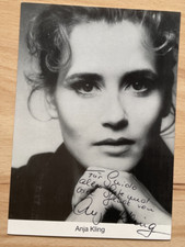 Anja Kling original signierte Autogrammkarte Ak Schauspiel alt