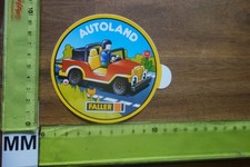 Alter Aufkleber Spielzeug-Auto