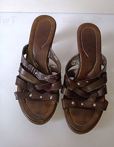 Echtleder pantoletten mules - echtleder,