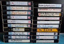 Vhs video kassetten - oft, nur