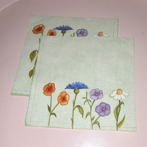 Servietten blumenmotiv - servietten,