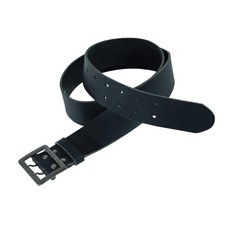 KOPPEL 2-DORN Polizei Feuerwehr Lederkoppel Doppeldorn Gürtel Security BW neu