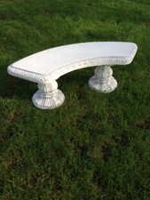 Gartenbank halbrund Bank