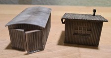  H0 Bausatz 1: 87 Scheune Schupfen Garage Wellblech Hütte Schreber Garten Laube