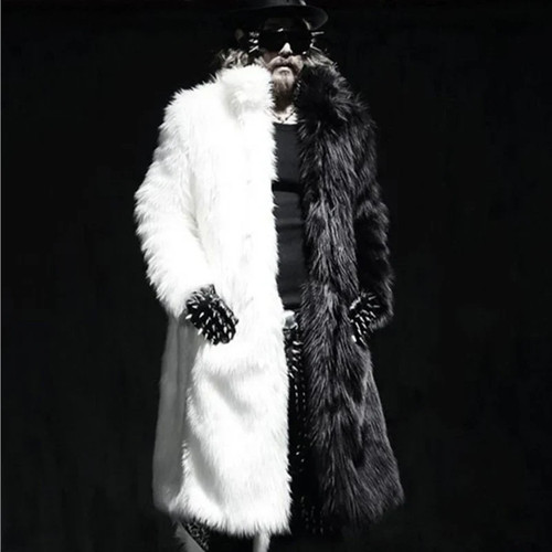 Herren wintermantel pelzmantel - herren,
