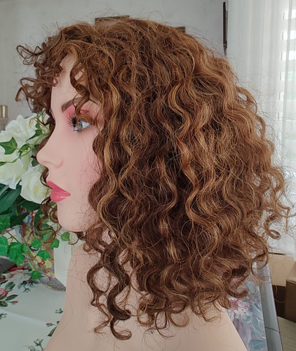 100 echthaar perücke wig - perücke,
