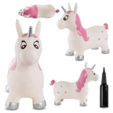 SUN BABY Hüpftier Hüpfspielzeug für Kinder mit Pumpe Gummi ab 1 Jahre 